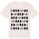 Vintage White t-shirt med Horda ordlek t-shirt