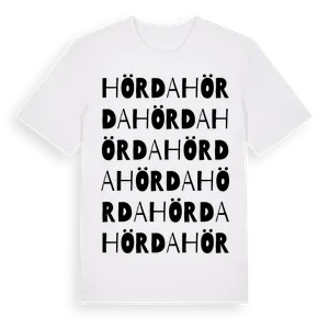 Hörda ordlek t-shirt – ekologisk bomull t-shirt från Pinshirt