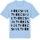 Blue Soul t-shirt med Höreshult ordlek t-shirt