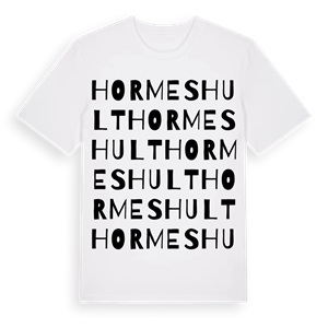 Hormeshult ordlek t-shirt – ekologisk bomull t-shirt från Pinshirt