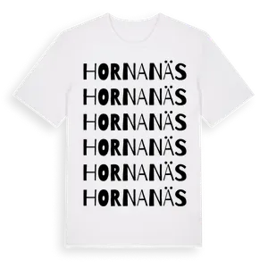Hornanäs ordlek t-shirt – ekologisk bomull t-shirt från Pinshirt