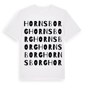 Hornsborg ordlek t-shirt – ekologisk bomull t-shirt från Pinshirt