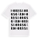 Hornsborgs gård ordlek t-shirt