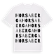 Horsaberga ordlek t-shirt