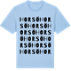 Blue Soul t-shirt med Horsö ordlek t-shirt