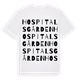 Hospitalsgården ordlek t-shirt