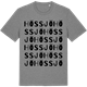 Mid Heather Gray t-shirt med Hössjö ordlek t-shirt