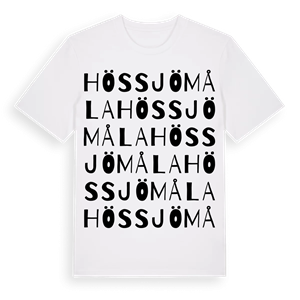 Hössjömåla ordlek t-shirt – ekologisk bomull t-shirt från Pinshirt