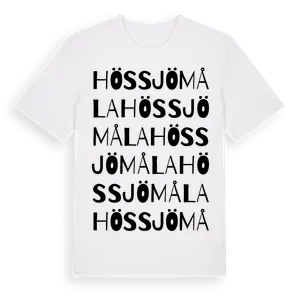 Hössjömåla ordlek t-shirt – ekologisk bomull t-shirt från Pinshirt