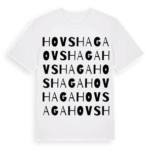 Hovshaga ordlek t-shirt – ekologisk bomull t-shirt från Pinshirt
