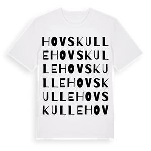 Hovskulle ordlek t-shirt – ekologisk bomull t-shirt från Pinshirt