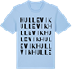 Blue Soul t-shirt med Hullevik ordlek t-shirt