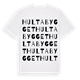 Hultabygget ordlek t-shirt
