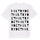 Hultrydet ordlek t-shirt