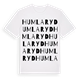 Humlaryd ordlek t-shirt