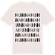 Vintage White t-shirt med Hunna ordlek t-shirt