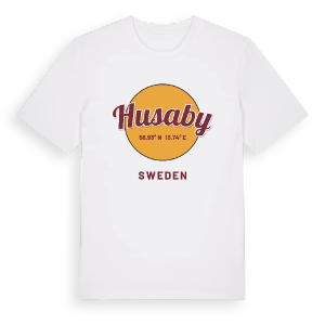 Husaby cirkel t-shirt – ekologisk bomull t-shirt från Pinshirt