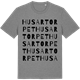 Mid Heather Gray t-shirt med Husartorpet ordlek t-shirt