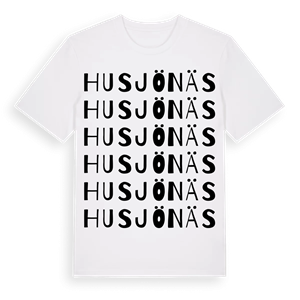 Husjönäs ordlek t-shirt – ekologisk bomull t-shirt från Pinshirt
