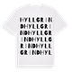 Hyllgrind ordlek t-shirt