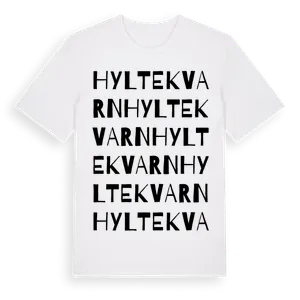 Hyltekvarn ordlek t-shirt – ekologisk bomull t-shirt från Pinshirt