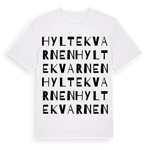 Hyltekvarnen ordlek t-shirt – ekologisk bomull t-shirt från Pinshirt