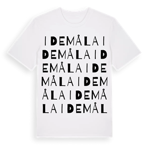 Idemåla ordlek t-shirt – ekologisk bomull t-shirt från Pinshirt