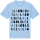 Blue Soul t-shirt med Ilagölsmåla ordlek t-shirt
