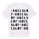 Ingelsköp ordlek t-shirt