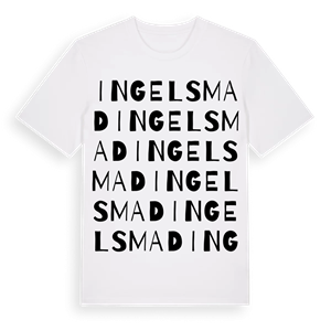 Ingelsmad ordlek t-shirt – ekologisk bomull t-shirt från Pinshirt