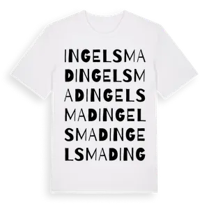 Ingelsmad ordlek t-shirt – ekologisk bomull t-shirt från Pinshirt