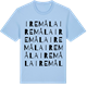 Blue Soul t-shirt med Iremåla ordlek t-shirt