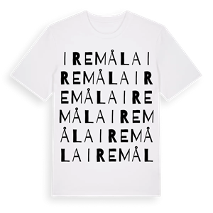 Iremåla ordlek t-shirt – ekologisk bomull t-shirt från Pinshirt
