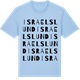 Blue Soul t-shirt med Israelslund ordlek t-shirt