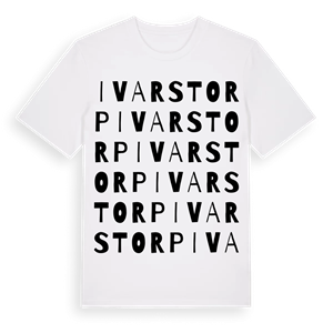 Ivarstorp ordlek t-shirt – ekologisk bomull t-shirt från Pinshirt