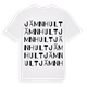 White t-shirt med Jämnhult ordlek t-shirt