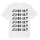 White t-shirt med Jämnhult ordlek t-shirt