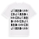 Järndammen ordlek t-shirt