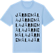 Blue Soul t-shirt med Järnemåla ordlek t-shirt