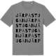 Mid Heather Gray t-shirt med Järpastugan ordlek t-shirt