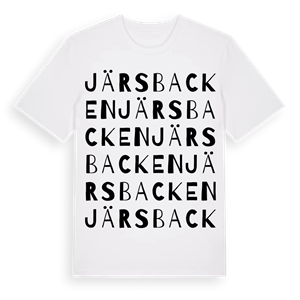 Järsbacken ordlek t-shirt – ekologisk bomull t-shirt från Pinshirt