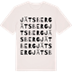 Vintage White t-shirt med Jätsberg ordlek t-shirt