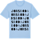 Blue Soul t-shirt med Jonsboda ordlek t-shirt