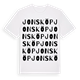 Jonsköp ordlek t-shirt