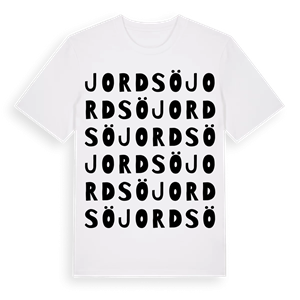 Jordsö ordlek t-shirt – ekologisk bomull t-shirt från Pinshirt