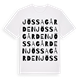 White t-shirt med Jössagården ordlek t-shirt