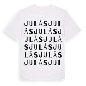 Julås ordlek t-shirt – ekologisk bomull t-shirt från Pinshirt
