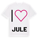 Jag älskar Jule t-shirt stort tryck