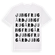 Jungfrugård ordlek t-shirt