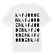 Kafjorden ordlek t-shirt